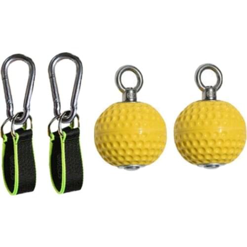 Climbing Pull Up Ball Hold Grips Straps Finger Forearms Power Strength Trainer