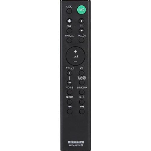 Soundbar Remote Control RMT-AH103U For Sony Sound Bar HT-CT80 SA-CT80 HTCT80 SACT80 SS-WCT80