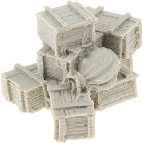 1/35 Resin Boxes & Bags Model Resin Soldier Scenery Model Resin War Dioramas