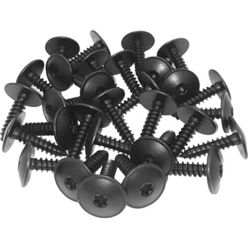 30/10Pcs Car Clips Fastener For Engine Splash Guard Self Tapping Screws For Audi A3 A4 A5 A6 A7 A8 Q3 Q5 Q7