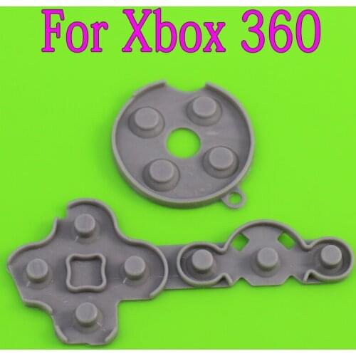[100SET/ LOT] For Microsoft Xbox 360 Wireless and Wired Controller Rubber Conductive Contact Button D-Pad Pads Repair Fix