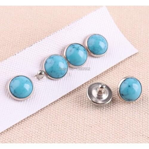 20PCS/lot 10mm Top Quality Beautiful Acrylic Crystal Stud Rivets for Clothes Shoes Belt Leather Craft