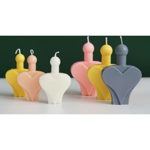 3d Peach Heart Candle Mold Handmade Playing Card Peach Heart Plastic Mold Candle Making Kit Diy Resin Molds Chocolate Mold