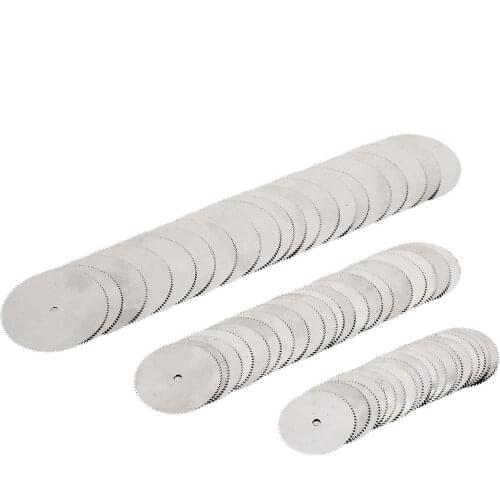 60Pcs Stainless Steel Wood Cutting Disc Cut Off Grinding Disc Saw Blade For Dremel Rotary Tool Woodworking Tool 22mm+25mm+32mm