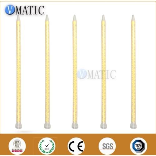 Free Shipping Plastic Resin Static Mixer MS10-32 Mixing Nozzles For Duo Pack Epoxies (Yellow Core)