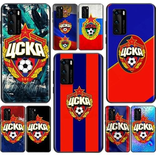 PFC CSKA Moscow Football Team For Huawei P Smart Z S Pro Plus 2018 2019 2020 2021 Mate 10 20 30 40 RS PRO Plus lite Phone Case