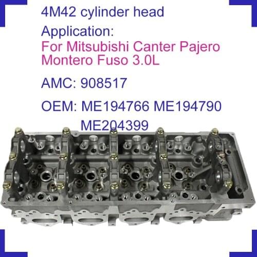 4M42 4M42T bare engine cylinder head 908517 908 517 ME194766 ME194790 ME204399 for Mitsubishi Canter Pajero Montero Fuso 3.0L