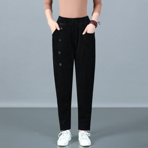 MLNRFZ Women's Corduroy Trousers