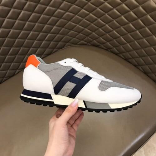 Mens leather comfortable fashion casual shoes