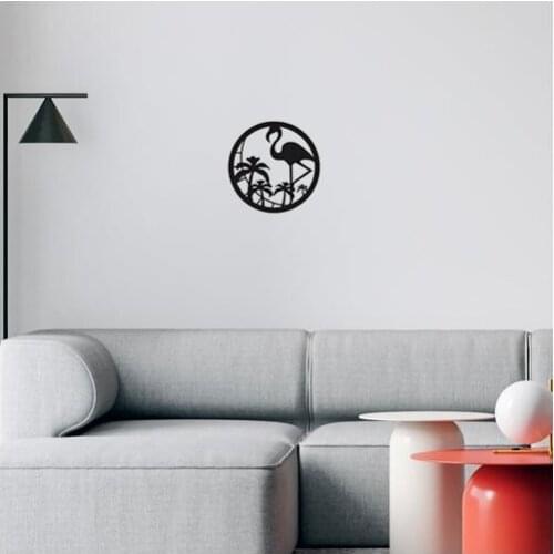 FLAMINGO Wall Decor 30x30 Cm Tree-Holiday-Landscape-Bird Home Design Fashion Gift Office