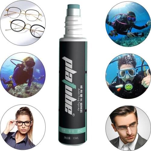 Glasses Antifog Underwater Eyewear Anti-fog Defog Spray Diving Defogger Diving Anti Fog Spray Dive Masks Swimming Goggles 1pcs