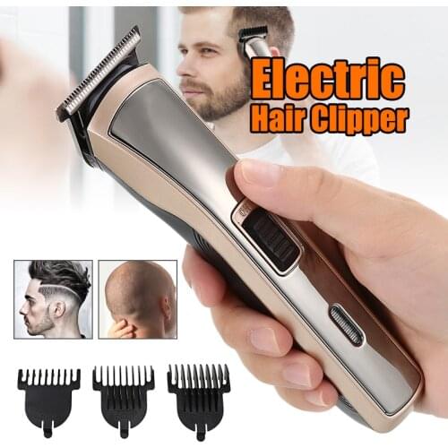 2019 Professional Mens Hair Clippers Trimmers Cutting Machine Cordless Portable Shavers