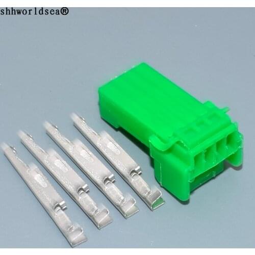 Shhworldsea 1.2mm 4pin crimp plug for Toyota Corolla fog lights switch plugs daytime lights switch connectors IL-AG5-4S-S3C1