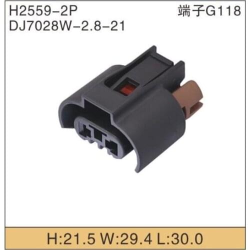 10/30/100pcs 2.8mm 2Pin 9006 HB4 Auto Dipped headlight plug,Car 9006 lampholder connector forCorolla,Camry