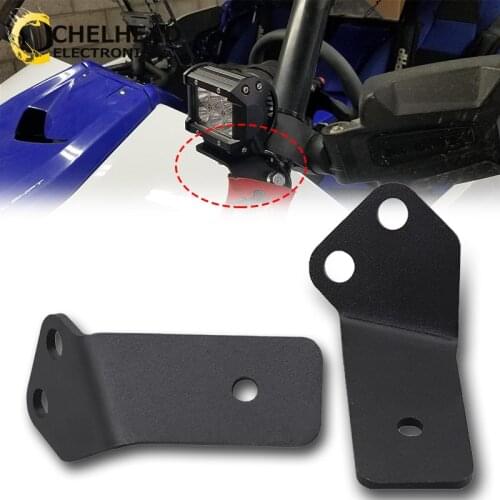 Front A Pillar Led Light Mounting Bracket Led Cube Bar Work Lights Mount Holder For Yamaha YXZ 1000R 2016-2020