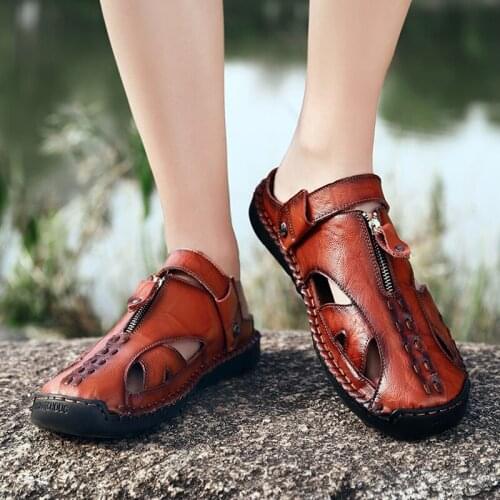 Sport Sandals Sandalias Deportivas Sandali Uomo For Man Summer Shoes Men Beach Sandals Hombre Verano Romanas Outdoor Cuero Mens