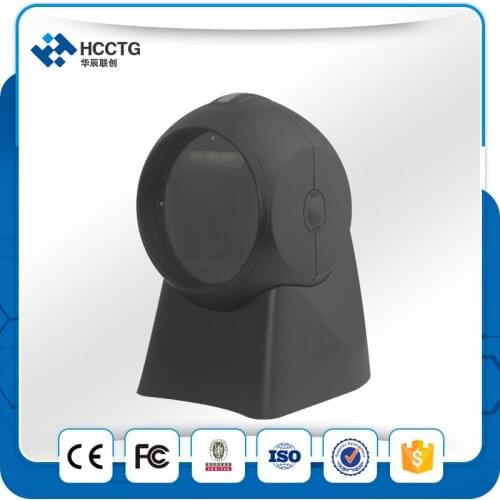 USB/RS232 CMOS Imaging Sensor 1D&2D Desktop Barcode Scanner HS7301 Black Color
