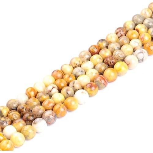 Pick Size 4/6/8/10/12mm Round Crazy Lace Agates Beads Natural Stone Bead For Bracelet DIY Jewelry Making Strand 15" Wholesale