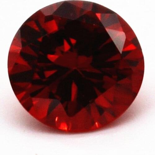 Wuzhou Gems Factory Wholesale Price Round Cubic Zirconia 100pcs/pack Colorful Gemstone CZ Stone 4-10mm Green Pink Black White CZ