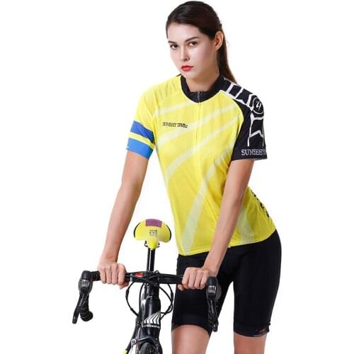 2021 Quick Dry Mountain Bike Clothing Women Bicycle Jersey Set Outdoor Sports Summer Dress Women Cycling Clothing MTB Clothing