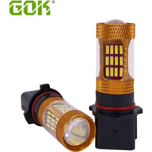 4pcs auto led p13w led 60SMD 4014 LED P13W Car Automotive Turn Signal Light Indicator Lamp 30W 12V Bulbs Car Source light