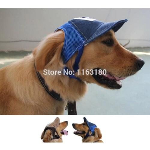 500 pcs/lot Baseball Dog Caps Pet Dog Hats Large Dogs Sports Sun Hats Pet Supplies Three Size Free Shipping