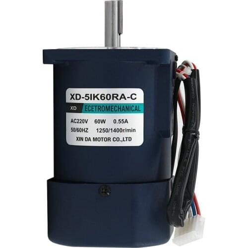 60W AC Speed Regulating Electric Machine 220V Micro Optical Axis Motor 1400 to 2800 to High Speed Small Motor