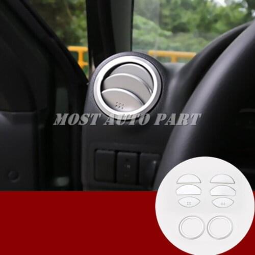 Aluminum Dashboard Side Air Vent Outlet Cover For Suzuki Jimny 2007-2017 Silver/Blue/Red Car accesories interior Car Trim