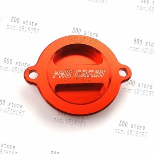 CNC Aluminum Engine Oil Filter Cover Cap Universal For KTM 200 390 690 690 SMC/R RC200 390 Motorcycle Accessories