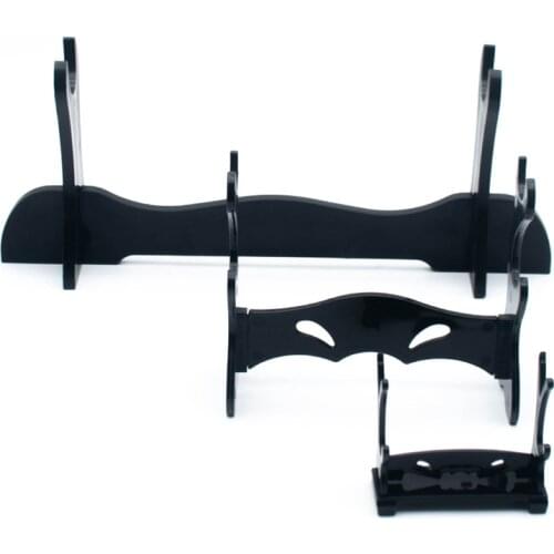 Comics Holder Magic Stand Tiers Hot Sale Two Collection Cartoon Dropship Wand Black Acrylic Show Bracket Display Rack Sword