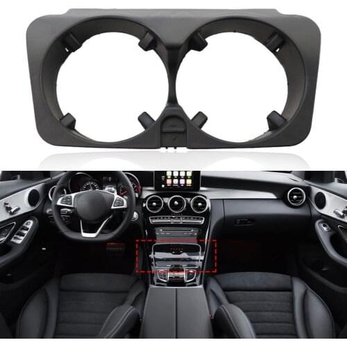 Cup Holder Large Capacity Quick Installation Convenient TwoHole Beverage Water Cup Rack 2056800691 for W205 W213 W253 W447 2013