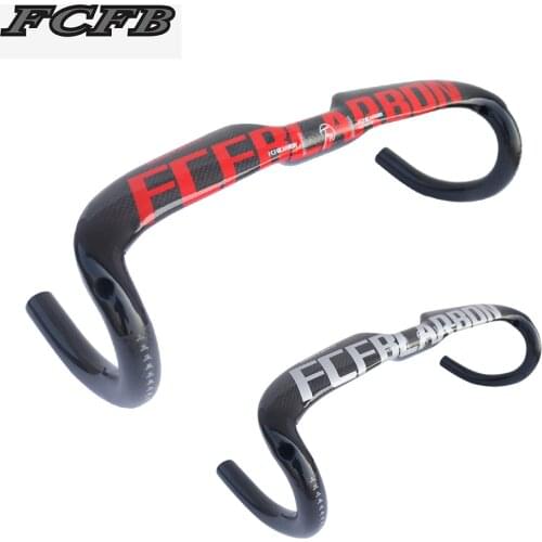 FCFB Road Bike handlebar AERO T800 high modulus carbon fiber road handlebars cycling parts bend bar 31.8mm 40cm 42cm 44cm