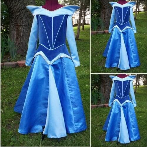 2016 NEW 2017 New Blue Vintage Costumes Victorian Dress Civil War Gown Ball Renaissance Dress Cosplay dresses US4-36 C-222