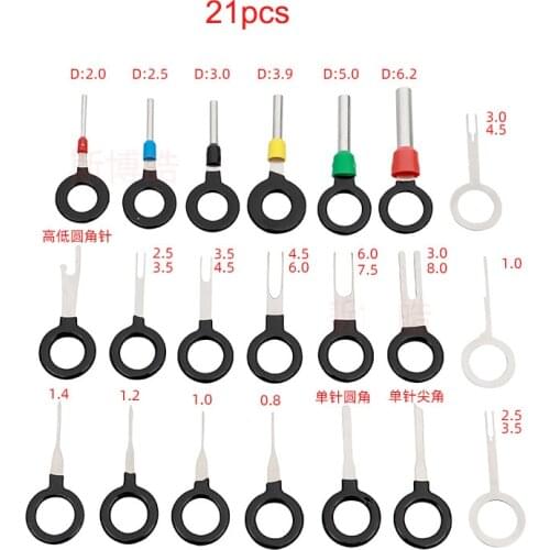 2020 New Automotive Plug Terminal Remove Tool Set Electrical Wire Crimp Connector Pin Extractor Puller Terminal Repair Tools