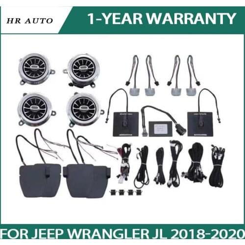 Front air condition vent inlet center console ambient lamp fit for jeep Wrangler JL 2018-2020 Turbine outlet LED Ambient Light