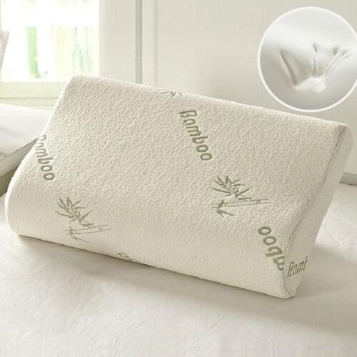 Sleeping Memory Foam Pillow Travel Cervical Orthopedic Deep Sleep Neck Pillow Soft Washable Bed Pillow Oreiller Travesseiro