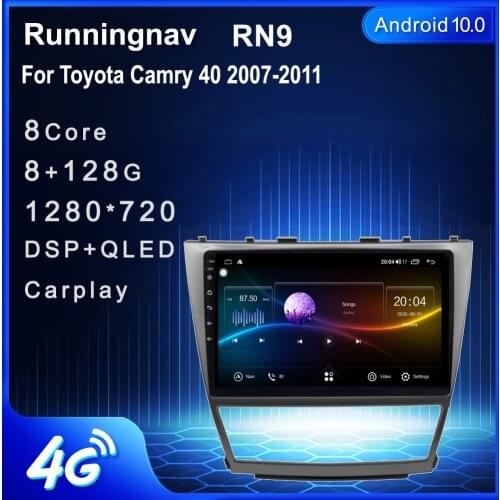 Runningnav For Toyota Camry 40 2007-2011 Android Car Radio Multimedia Video Player Navigation GPS