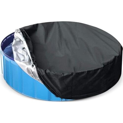Foldable Pool Covers Kiddie Pool Dust Cover Swimming Pool Protection Cover Outdoor Indoor Swimming Pool Accessories For Pool