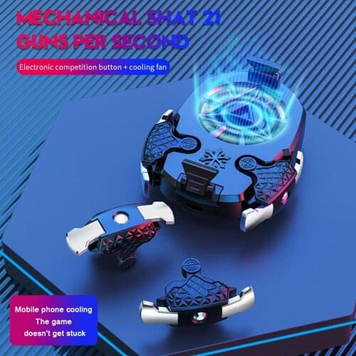 Universal Mobile Phone Cooling Fan PUBG Gamepad Cooler System Holder Stand Radiator Smartphone Gaming Heat Sink For Android IOS