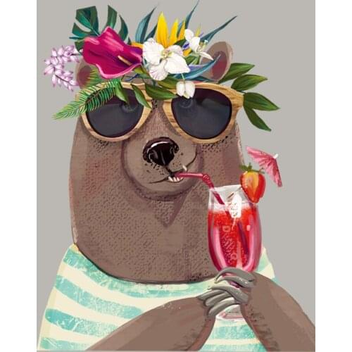 Boho Animal Iron-On Clothes Garment A-Level Washable Thermal Transfer Stripe Diy Iron On Patch Hot Summer Style