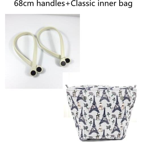 Classic set for obag handle for bag inner lining pocket insert classic 1 set
