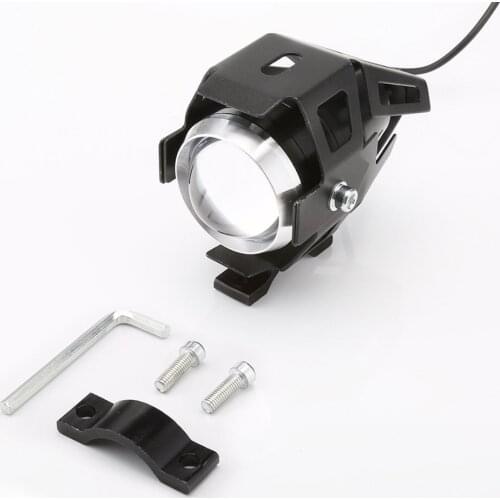 Motorcycle Headlight U5 LED Spotlights Moto Auxiliary Lightings DRL Motorbike Lamps Fog light Universal 12V For Bicycles Cars