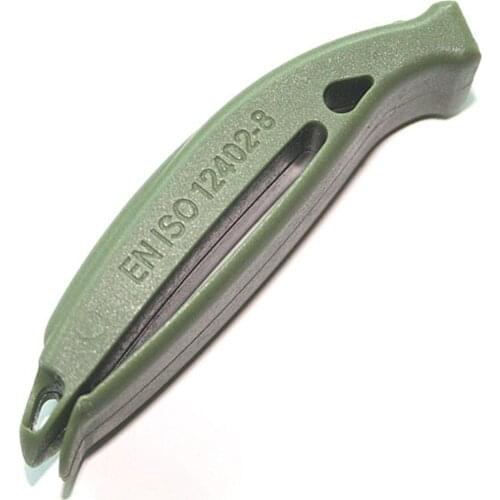 1pc Portable Outdoor Survival Rescue Emergency Plastic Whistle With Clip