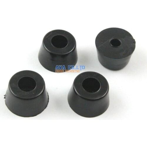 100 Pieces 17x14x10mm Rubber Feet Pad Furniture Chair Leg Protector Glide Pad