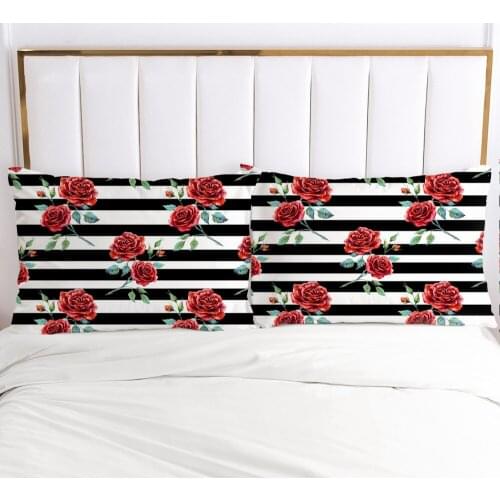 2PCS Pillowcase 45x45/70x70/80x80/65x65/50x75,3D Luxury Pillow Case Custom,Decorative Pillow Cover Bedding Flower Sea,drop ship