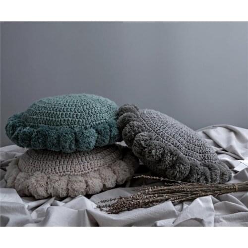 2020 New Luxury Pillow Sofa Cushion Creative Home Decoration Sitting Pillow Round 40cm Cushions Throw Pillows Cojines Almofadas