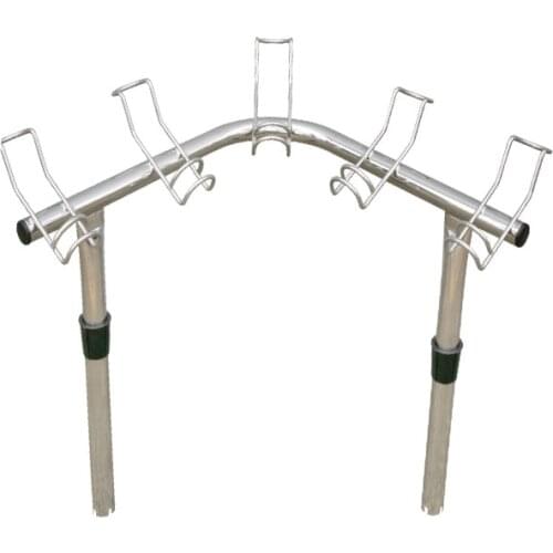 316 Stainless Steel 5 Way Fishing Rod Holder Mirror Finish Marine Oceansouth