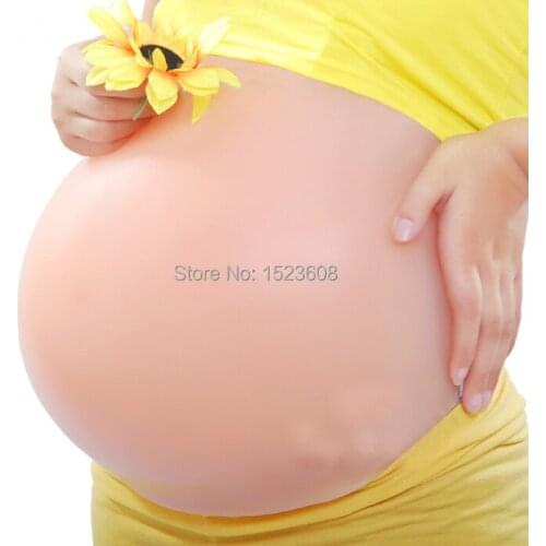 5000g medical silicone belly high quality silicone pregnant belly fake artificial tummy realistic stomach twins size for woman