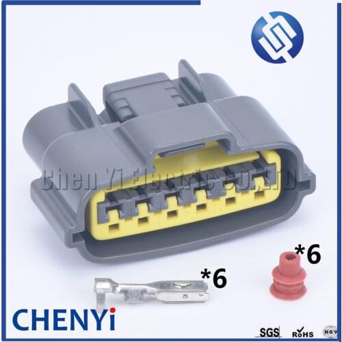 1 set 6 pin SUMITOMO female sealed accelerate pedal waterproof plug automotive electrical harness connector 6098-0146 6920-0082