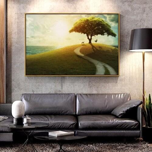 Artcozy Oil Canvas Painting childhood For Home Decoration Wall Art